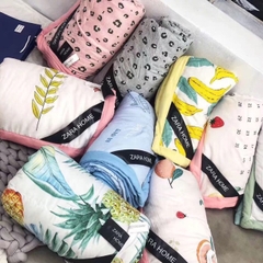 Chăn đũi Hàn Quốc Zara Home đa sắc