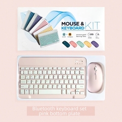 Combo bàn phím chuột bluetooth KIT 10inch di động không dây cho điện thoại, máy tính bảng [BH 6 tháng] / pktn sale
