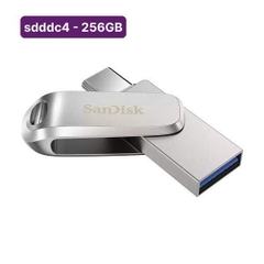 USB OTG Type-C 3.2 Sandisk 256GB Ultra Dual Drive Luxe  400MB/s (SDDDC4) chính hãng [BH: 2 NĂM]