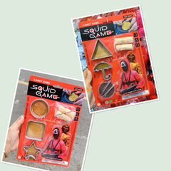 Đất sét làm trò chơi tách kẹo Squid game 3+ ages