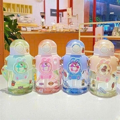 Bình nước gấu có ống hút cho bé siêu cưng HAPPY