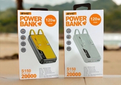 Pin sạc dự phòng sạc nhanh 120W SYC 150, 20.000mAh, kèm 2 cáp liền thân, có màn hình hiển thị % pin phối 2 màu  [BH: 1 năm]