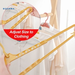 Móc phơi quần nhựa xoay 360 độ có thể kéo dài khung treo tiện lợi (chiều dài chưa kéo 41.5cm; chiều dài max 68cm)[BH: NONE] / pktn sale