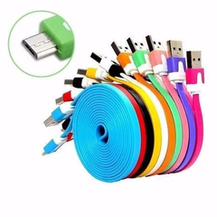 Cáp sạc iPhone 1M dây dẹp chống rối nhiều màu (usb ra iphone lightning) [BH 1 tháng] / pktn sale