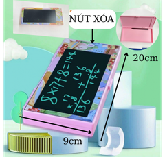 Hộp đựng bút viết 2in1 cho bé kiêm bảng vẽ viết tự xóa thông minh [BH: NONE]