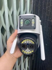 Camera IP Wifi 8.0Mpx Yoosee 3 mắt 3 màn BLQR3 hình Full HD xoay 360 độ, ban đêm có màu [BH: 6 THÁNG] / pktn sale