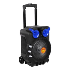 Loa kéo hát karaoke 5000w DWQ-08 2 tấc có led kèm 1 micro không dây [BH 6 tháng]
