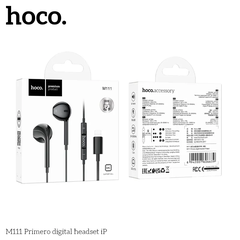 Tai nghe có dây lightning HOCO M111 (ko cần kết nối bluetooth) cho iPhone chính hãng [BH 1 năm]