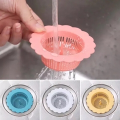 Dụng cụ lọc rác bồn rửa chén hình hoa siêu xinh