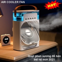 Quạt phun sương hơi nước 5 vòi MINI COOLING FAN- MÀU VỀ TÙY LÔ [BH: 1 TUẦN]