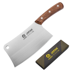 Dao chặt xương, dao chặt gà làm bếp Nhật SK5 độ cong 85 độ [BH: NONE]