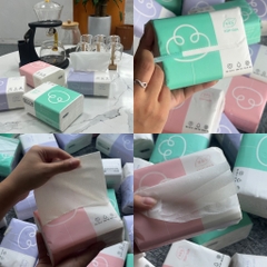 1 GÓI Khăn khô, khăn giấy ăn rút Topgia 4 lớp 300 tờ siêu dai [BH: NONE]