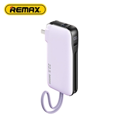 Pin sạc nhanh 22.5w Remax RPP-35 10.000mAh dự phòng PD QC3.0 kèm cáp liền pin, ghim sạc ổ điện chính hãng [BH 1 năm]