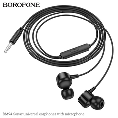 Tai nghe có dây 3.5 BOROFONE BM94 có microphone jack 3.5mm chính hãng [ BH 1 NĂM]
