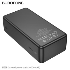 Pin sạc dự phòng Borofone BJ55B 30.000mAh chính hãng [BH: 1 NĂM]