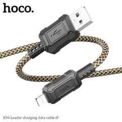 Cáp sạc truyền dữ liệu Hoco X94 cổng USB ra iPhone Lightning 2.4A dài 1M chính hãng [BH 1 NĂM]