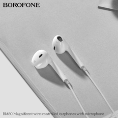 Tai nghe có dây 3.5 Borofone BM80 chính hãng [BH 1 NĂM]