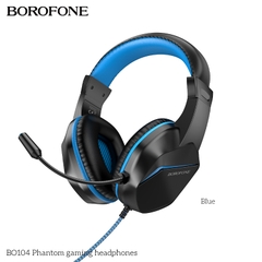 Tai nghe có dây 3.5 chụp tai Gaming BOROFONE BO104 jack 3.5 dài 1m2 kèm mic headphone chính hãng [BH: 1 NĂM]