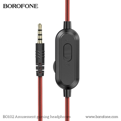 Tai nghe có dây 3.5 chụp tai Gaming BOROFONE BO102 jack 3.5 dài 1m2 kèm mic headphone chính hãng [BH: 1 NĂM]