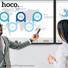 Bút điều khiển từ xa không dây Bluetooth lật trang PPT Hoco GM201 chính hãng [BH 1 năm]