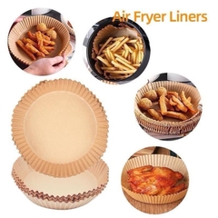 Combo  50 tờ giấy nến HỘP NHỰA XỊN  lót NỒI CHIÊN chống cháy, chống dính, thấm dầu tiện lợi SIZE 24CM [BH: NONE]