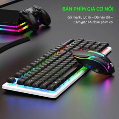 Combo phím chuột có dây DEIOG DY-911 có led siêu đẹp chính hãng