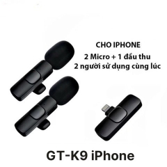 Bộ 2 micro thu âm GT-K9 iPhone [BH: 1 THÁNG]