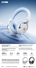 Tai nghe headphone chụp tai REMAX RB-920HB tai chống ồn chủ động ANC pin 600mAh tiện lợi