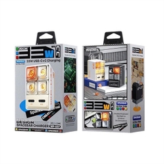 Cóc sạc nhanh 33w WEKOME WP-U37 CN 2 cổng type-c chính hãng [BH 1 năm]