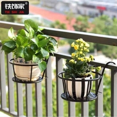 Kệ giỏ sắt treo giỏ hoa ban công [BH: NONE]