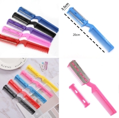 Lược kiêm dao tỉa tóc 2 in 1 có kèm 2 lưỡi dao / pktn sale