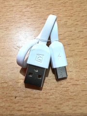 Cáp sạc ngắn 20cm REMAX (usb ra type-c) dây dẹp chính hãng [BH 3 tháng] / pktn sale