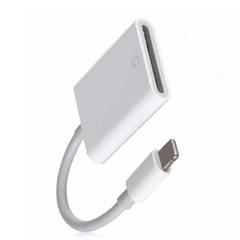 Cáp chuyển, jack chuyển Lightning (mã 0518) đọc thẻ nhớ OTG SDHC / SDXC cho iPhone iPad [BH 1 tháng]