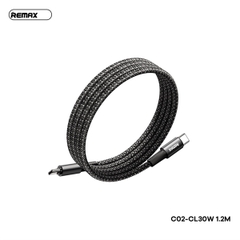 Cáp sạc nhanh 30W REMAX C02 [C-L] Cáp Type C ra Lightning PD 30W dài 1m2 chính hãng