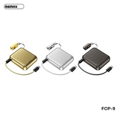 Pin sạc nhanh 22.5w REMAX FCP-9 10.000mAh mini dự phòng kèm cáp liền pin chính hãng [BH 1 năm]