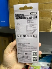 Cáp sạc nhanh iPhone 6A 120w mập REMAX RC-178 1m usb ra iphone lightning [BH 1 tháng]