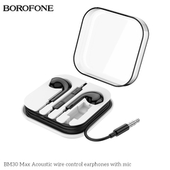 Tai nghe có dây 3.5 BOROFONE BM30 Max có microphone chính hãng [ BH 1 NĂM]