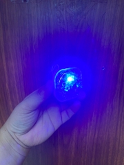Đèn led vũ trường cảm ứng nhạc, pin sạc, có dây đeo kèm hít tường / kính kiếng xe hơi ô tô, trang trí, sinh nhật [BH: 1 TUẦN]