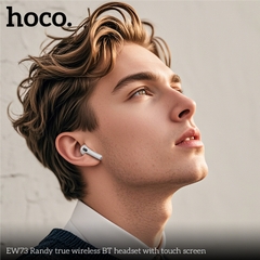 Tai nghe bluetooth HOCO EW73 True Wireless V5.4 30mAh/300mAh có màn hình cảm ứng kiểu dáng AIRPODS chính hãng [BH: 1 NĂM]