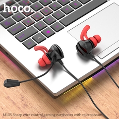 Tai nghe có dây 3.5 nhét tai Gaming HOCO M105 chính hãng [BH 1 NĂM]