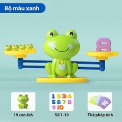 Trò chơi giáo dục trí tuệ Bàn cân ếch cho bé làm quen phép tính cơ bản [BH: NONE]