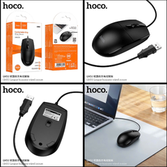 Chuột vi tính có dây HOCO GM50 mẫu chuột văn phòng dây dài 1m4 siêu tiện lợi