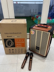 Loa kéo karaoke SoundBox GL-808 2 tấc bluetooth, tặng kèm 2 mic không dây hát siêu hay [BH 1 năm]