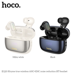 Tai nghe bluetooth giảm tiếng ồn HOCO EQ20 True Wireless V5.4 40mAh/400mAh ANC+ENC kiểu dáng airpods chính hãng [BH 1 NĂM]