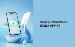 Pin sạc nhanh 22.5w không dây REMAX RPP-65 10.000mAh dự phòng chính hãng [BH 1 năm]