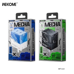 Cóc sạc nhanh 40w WEKOME WP-U14 CN 2 cổng type-c chính hãng [BH 1 năm]