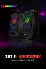Loa vi tính Jertech SBT-11 có led chính hãng siêu hay [BH 3 tháng]