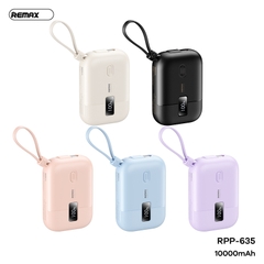 Pin sạc nhanh 22.5w Remax RPP-635 10.000mAh dự phòng kèm cáp liền pin chính hãng PD QC3.0 [BH 1 năm]