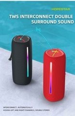 Loa bluetooth cao cấp HopeStar P33 Wireless có đèn led chính hãng siêu hay chống nước IPX6 [BH 6 tháng]