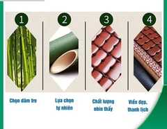 Tấm đệm Trúc lót ghế ngồi xe hơi, ghế văn phòng thoáng khí